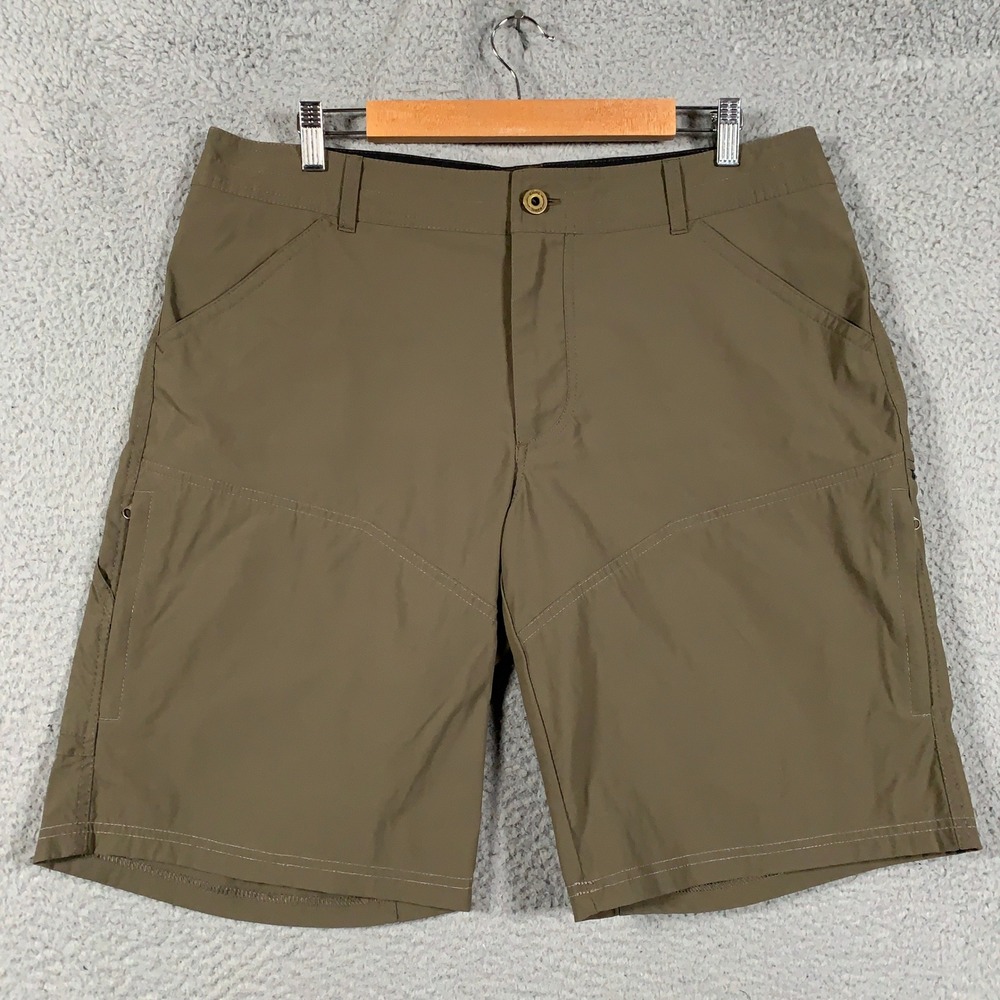 KUHL Renegade Shorts Men's 36 Brown Hiking Outdoor Technical Utility Pocket Tech